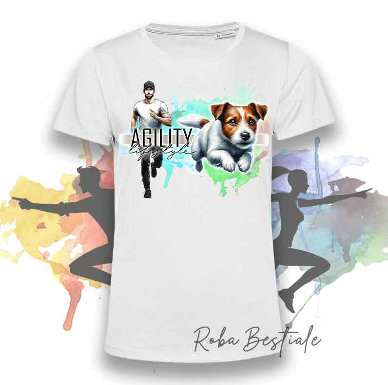 AGILITY Lifestyle T-Shirt - JACK RUSSELL TERRIER - "GIRL" or "BOY" Design