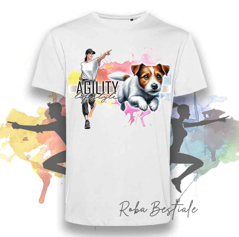 AGILITY Lifestyle T-Shirt - JACK RUSSELL TERRIER - "GIRL" or "BOY" Design