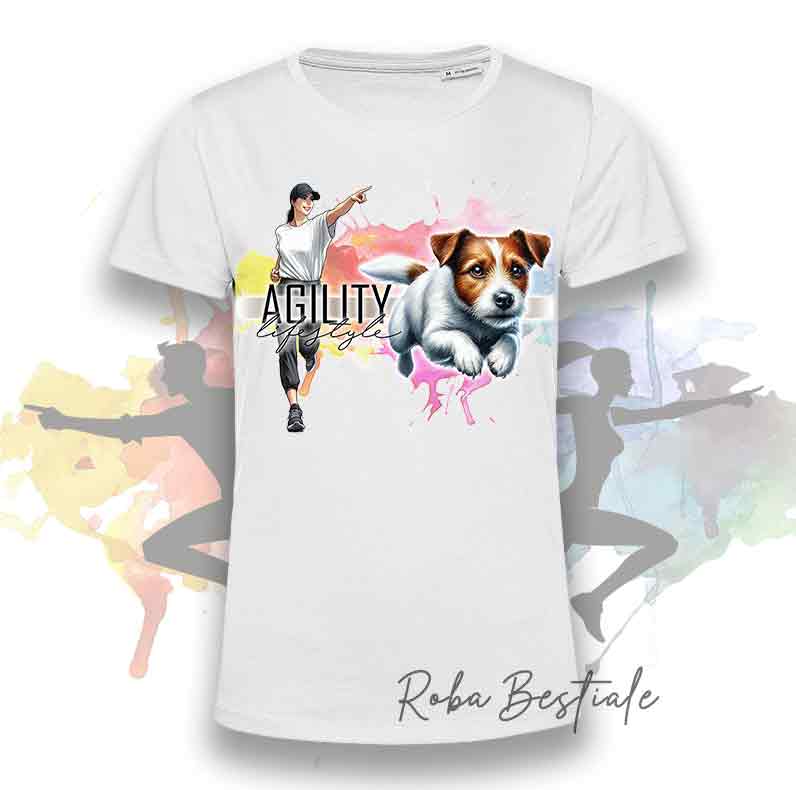 AGILITY Lifestyle T-Shirt - JACK RUSSELL TERRIER - "GIRL" or "BOY" Design