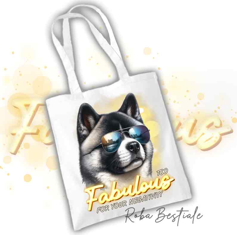 TOO FABULOUS Shopper - AMERICAN AKITA