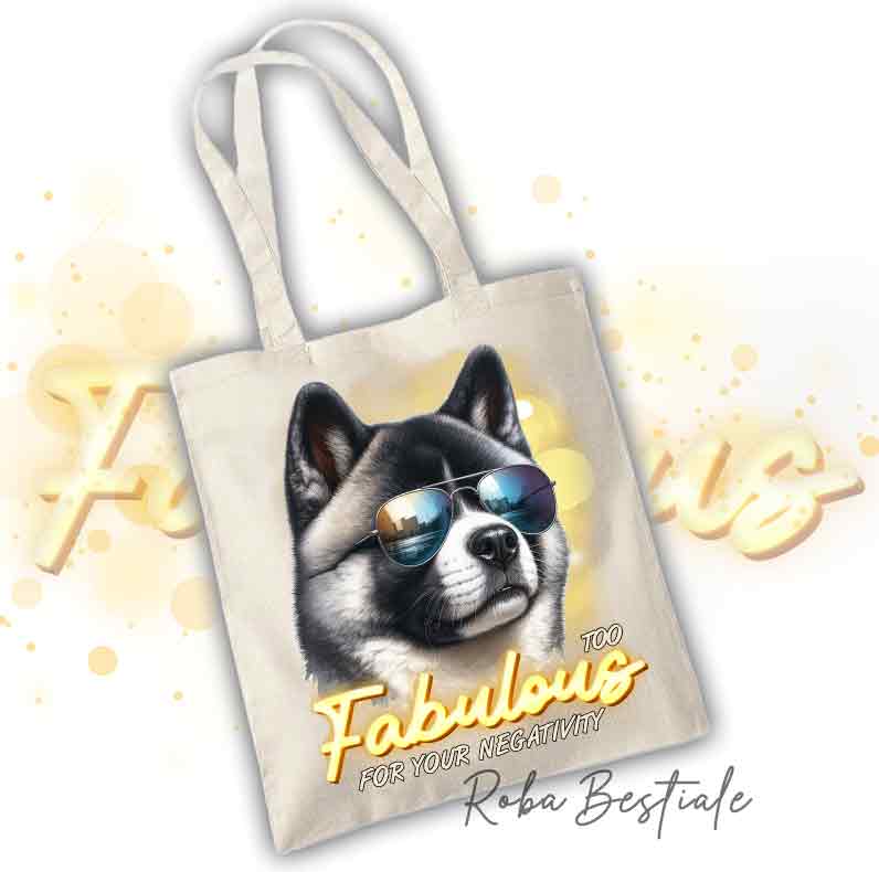 TOO FABULOUS Shopper - AMERICAN AKITA