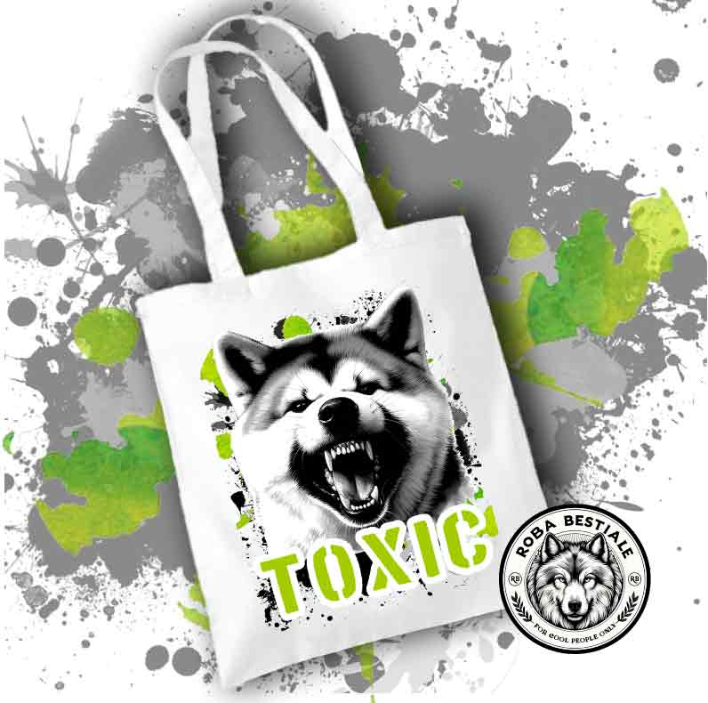 TOXIC Shopper - AKITA INU Red