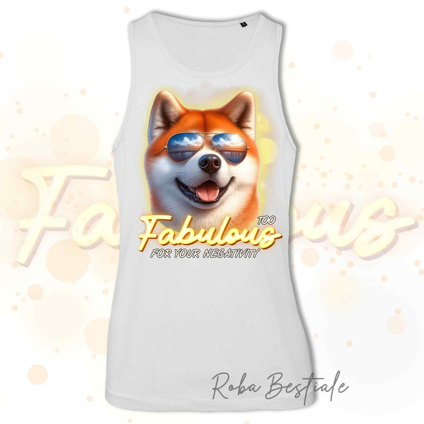 TOO FABULOUS T-Shirt - AKITA INU Red