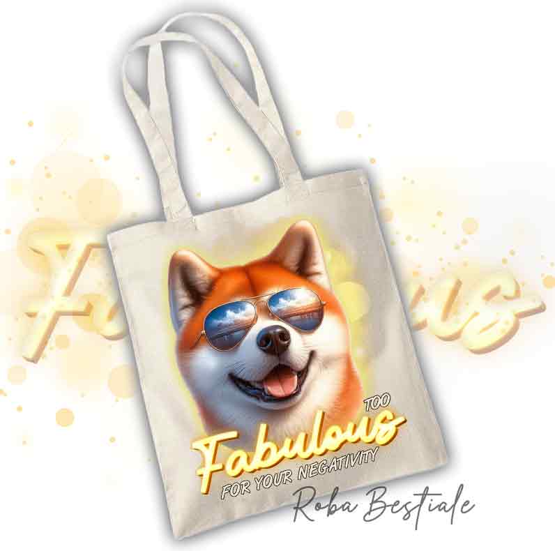 TOO FABULOUS Shopper - AMERICAN AKITA