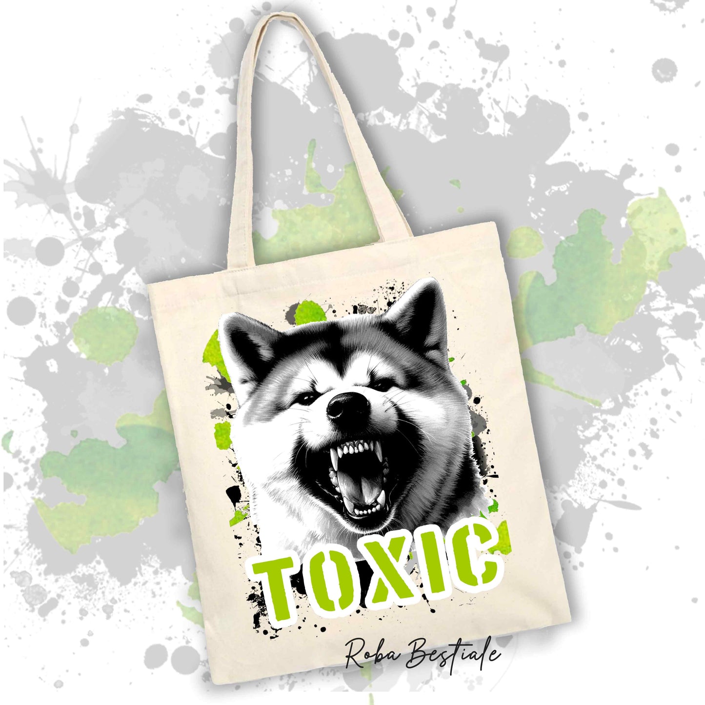 TOXIC Shopper - AKITA INU Red