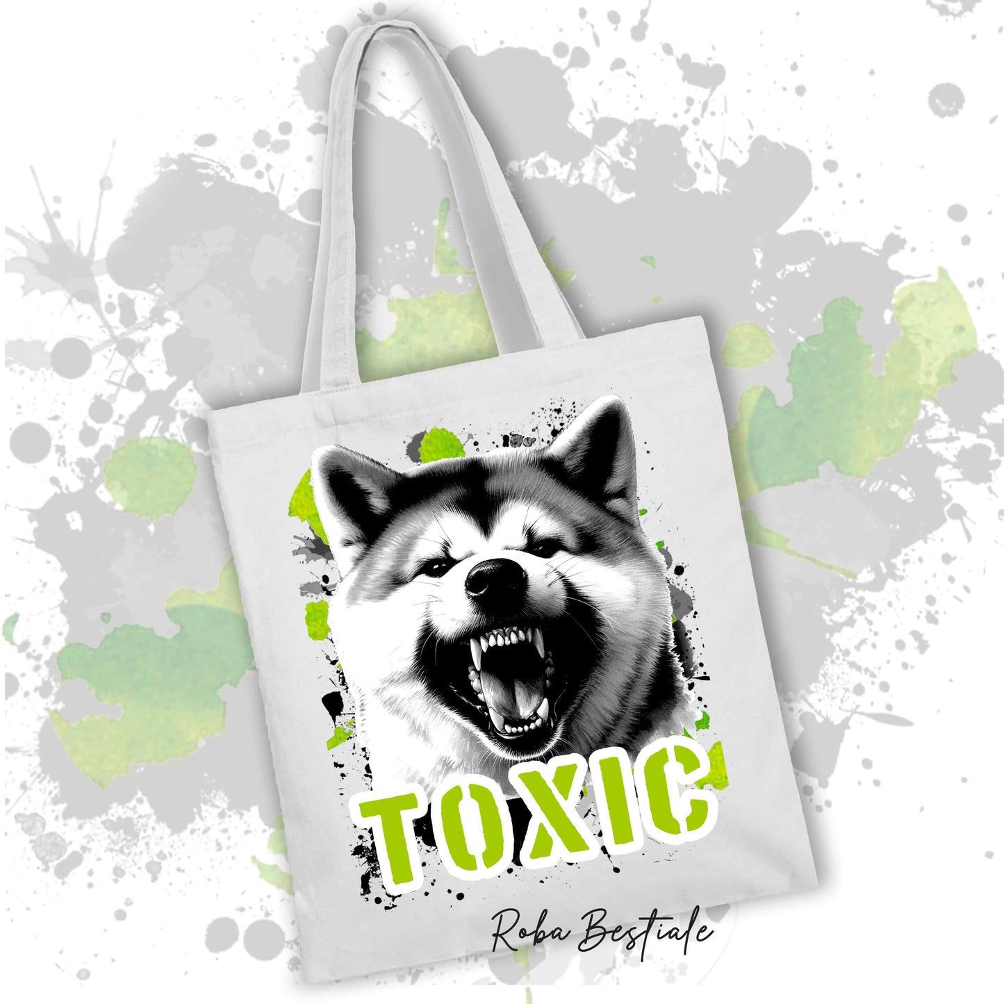 TOXIC Shopper - AKITA INU Red