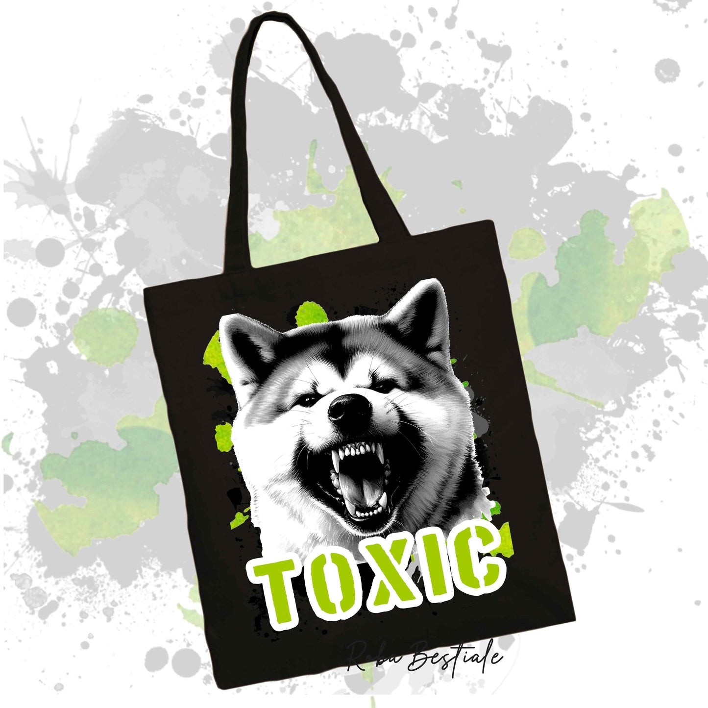 TOXIC Shopper - AKITA INU Red