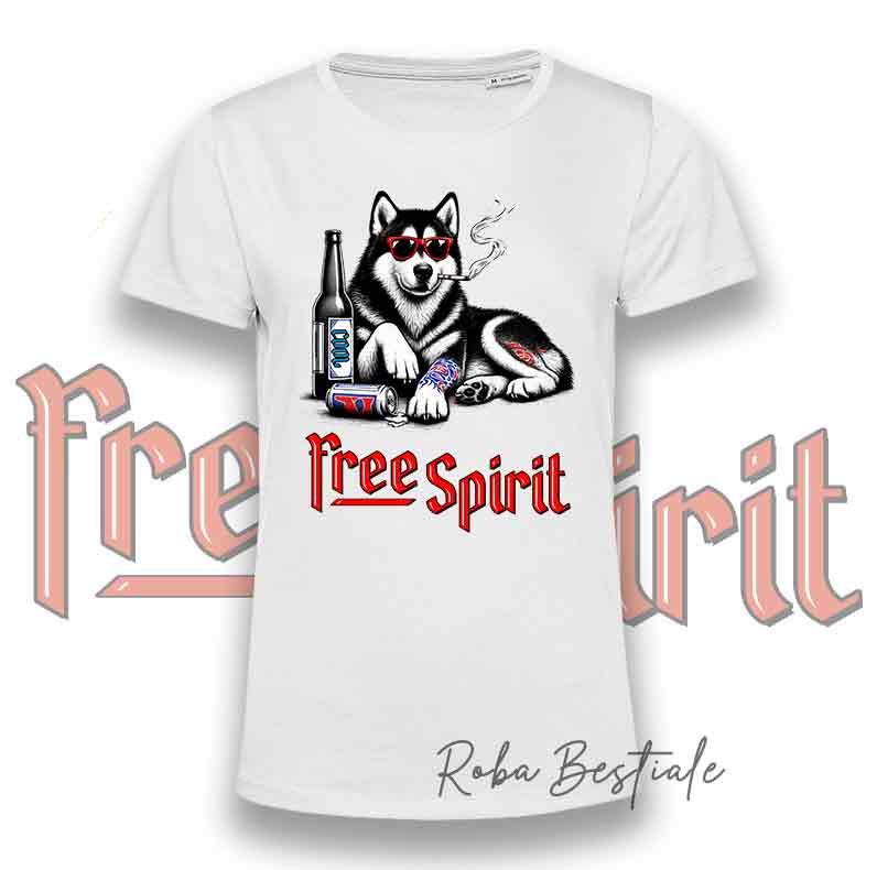 T-Shirt FREE SPIRIT - ALASKAN MALAMUTE