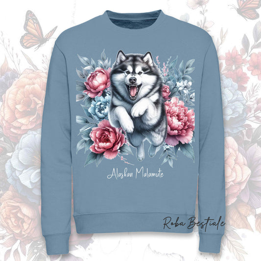 Felpa Invernale PEONY - ALASKAN MALAMUTE - Girocollo, Unisex, in tanti colori! - dalla XS alla 3XL
