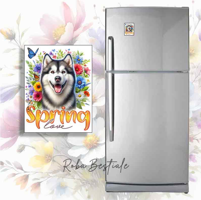 Magnete SPRING LOVE - ALASKAN MALAMUTE