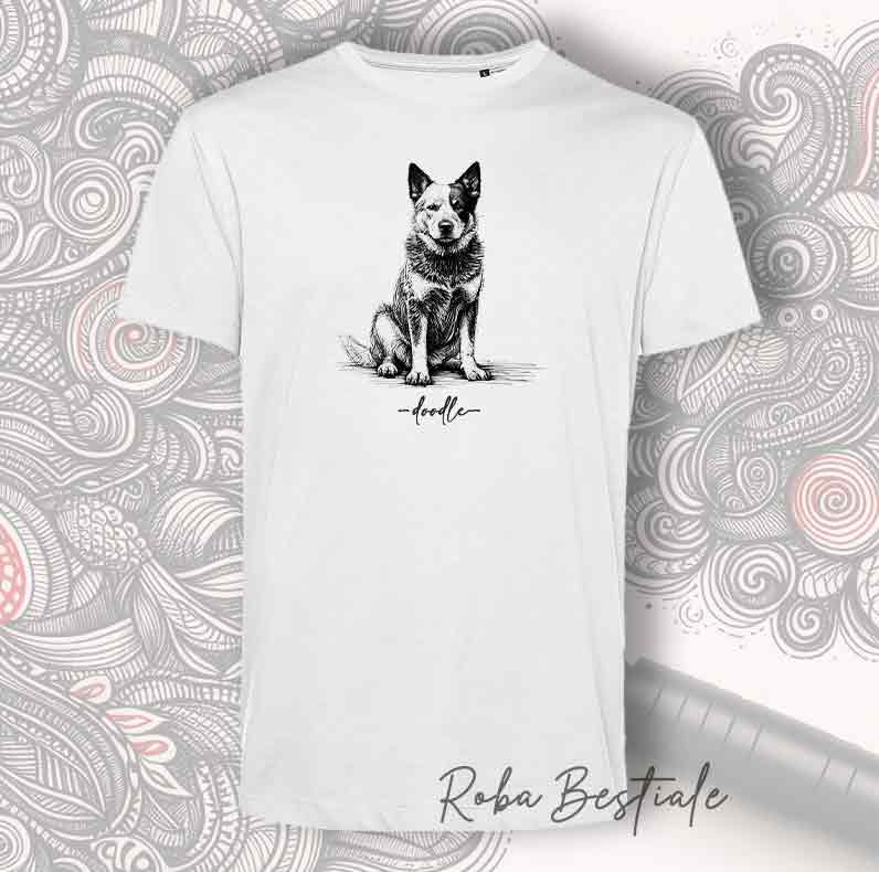 T-Shirt DOODLE - AUSTRALIAN CATTLE DOG