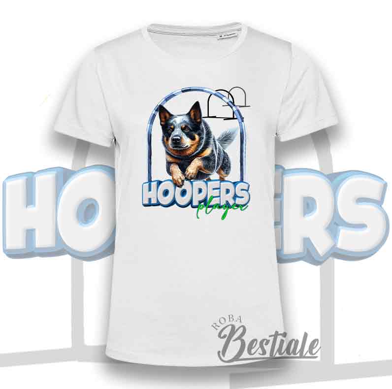 T-Shirt HOOPERS Player - AUSTRALIAN CATTLE DOG Blue