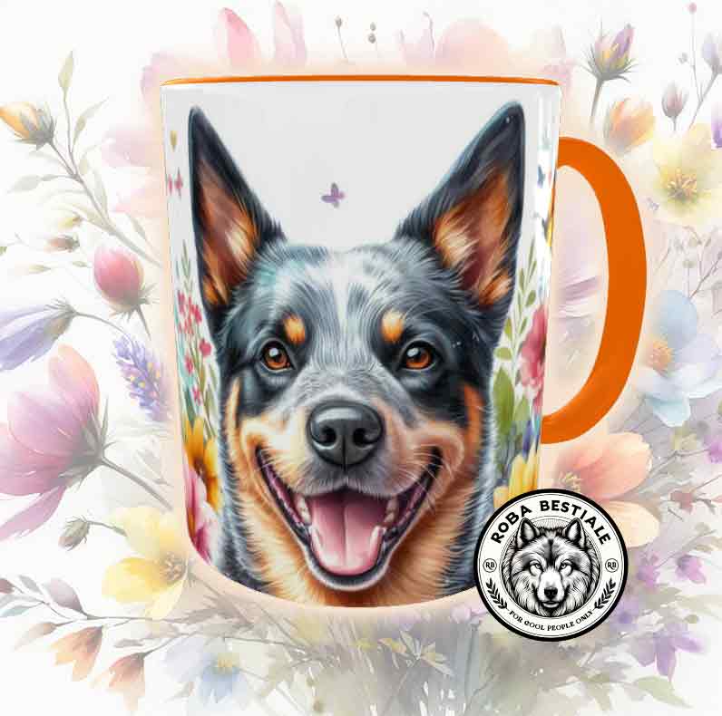 Tazza SPRING LOVE - AUSTRALIAN CATTLE DOG Blue