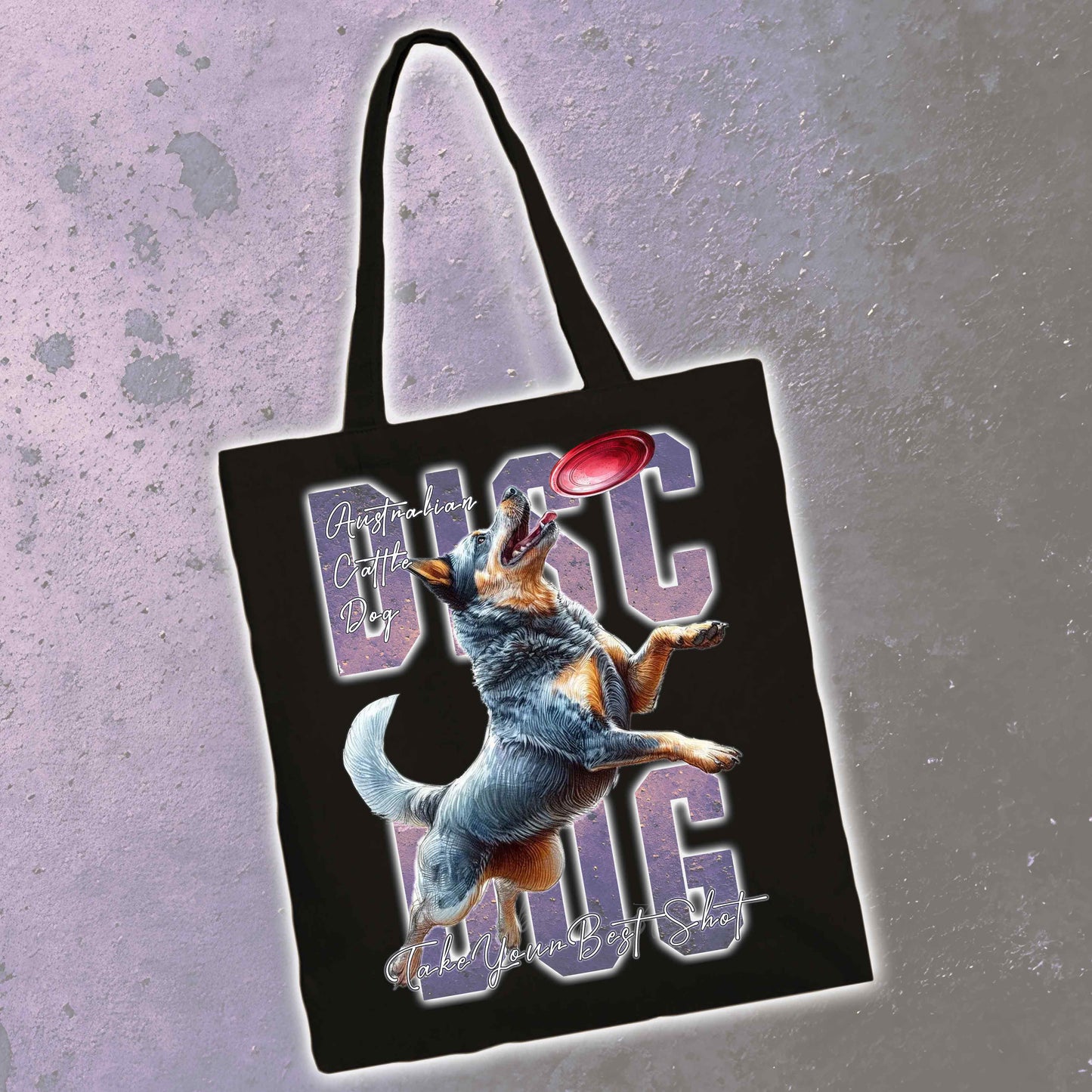Shopper APTITUDE - DISC DOG - AUSTRALIAN CATTLE DOG Blue - Diversi colori disponibili