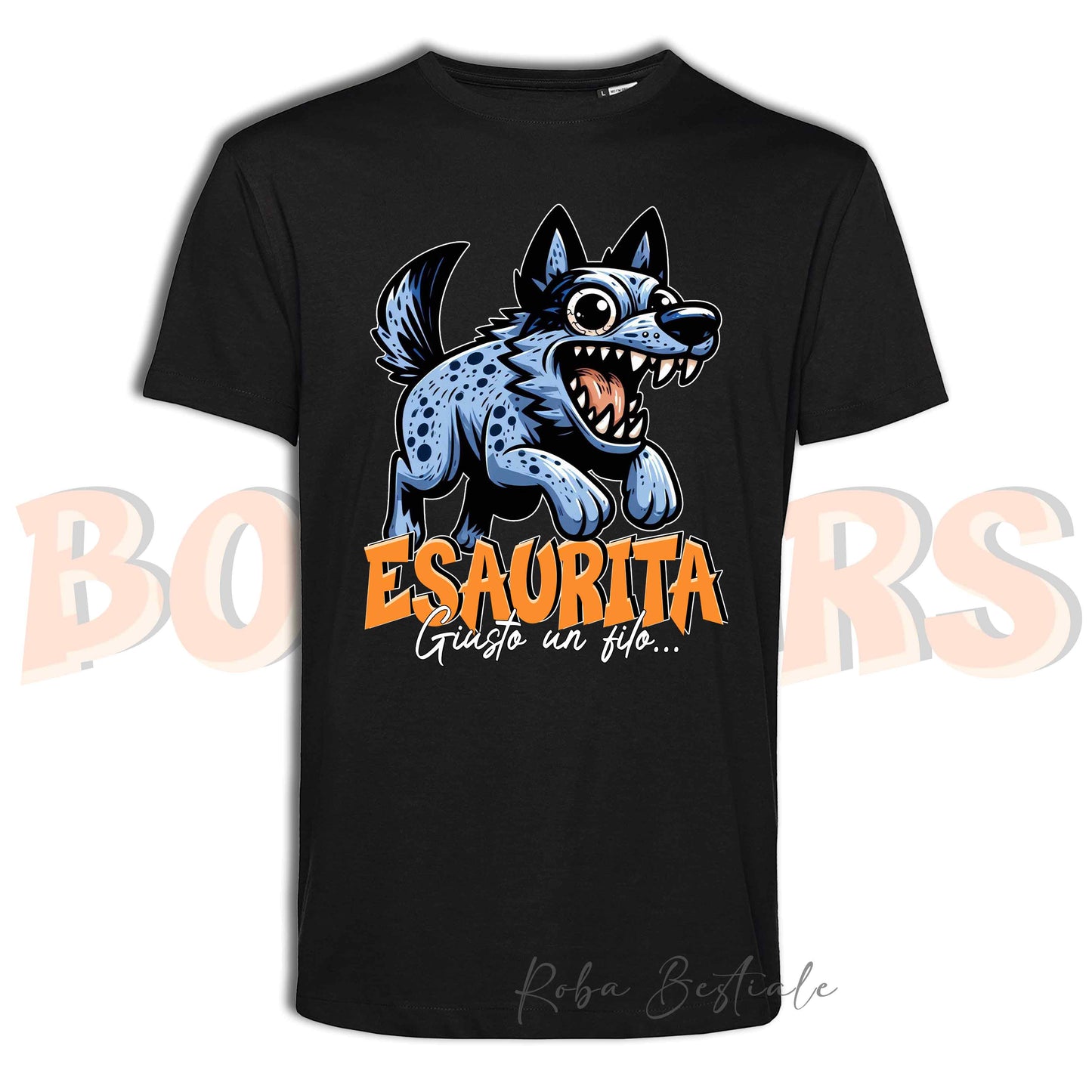 T-Shirt BONKERS - ESAURITA - AUSTRALIAN CATTLE DOG Blue - Uomo o Donna - dalla XS alla 5XL