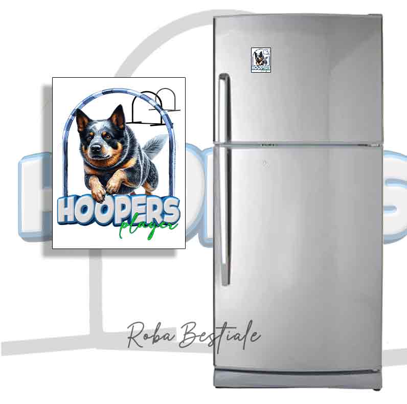 HOOPERS Player Magnet - AUSTRALIAN CATTLE DOG Blue
