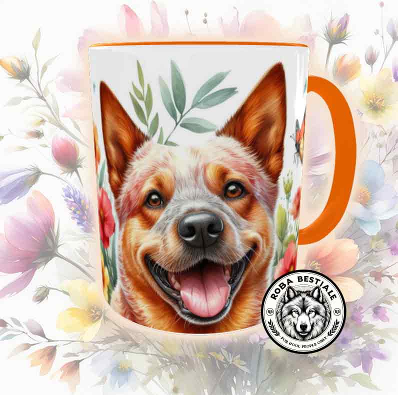 Tazza SPRING LOVE - AUSTRALIAN CATTLE DOG Red