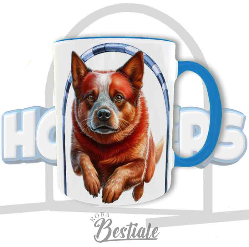 HOOPERS Player Mug - AUSTRALIAN CATTLE DOG Red