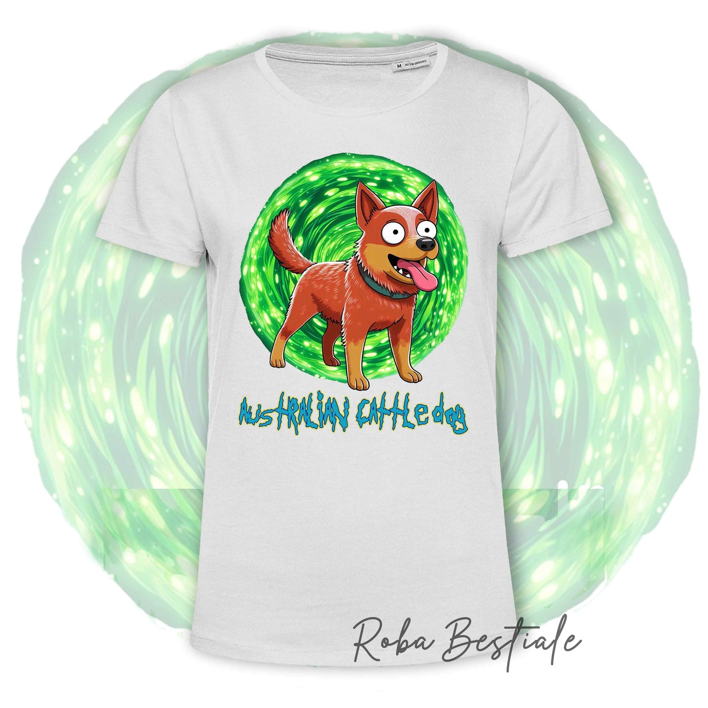 RICK & MORTY - LABRADOR RETRIEVER Chocolate T-Shirt