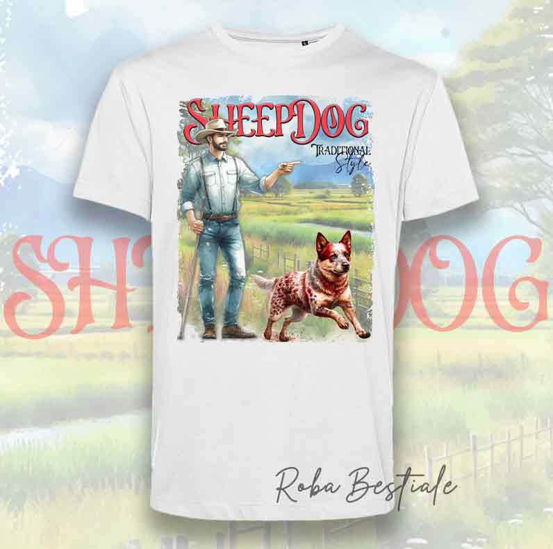 SHEEPDOG 1 T-Shirt - AUSTRALIAN CATTLE DOG Blue