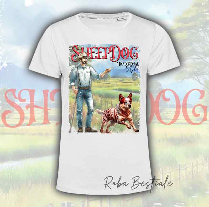 SHEEPDOG 1 T-Shirt - AUSTRALIAN CATTLE DOG Blue
