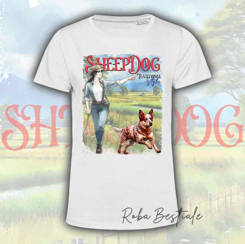 SHEEPDOG 1 T-Shirt - AUSTRALIAN CATTLE DOG Blue