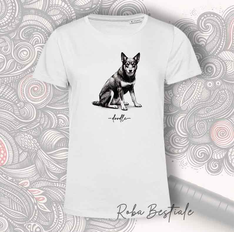 T-Shirt DOODLE - AUSTRALIAN KELPIE