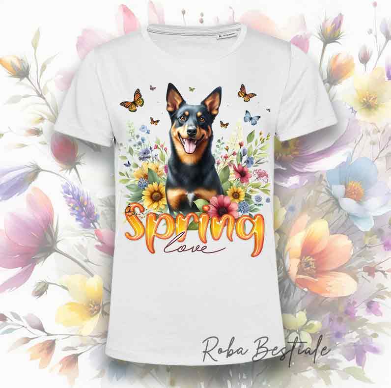 SPRING Love T-Shirt - AUSTRALIAN KELPIE Black & Tan