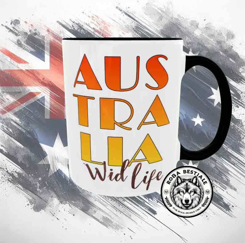 Tazza AUSTRALIA Wild Life - AUSTRALIAN KELPIE Black & Tan