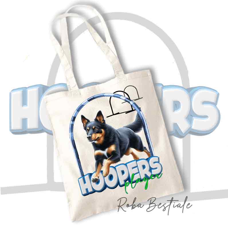 Shopper HOOPERS Player - AUSTRALIAN KELPIE Black Tricolor