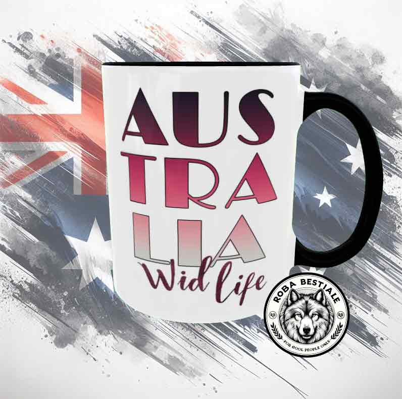 Tazza AUSTRALIA Wild Life - AUSTRALIAN KELPIE Chocolate/Red & Tan