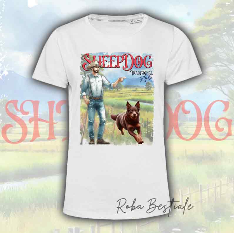 SHEEPDOG 1 T-Shirt - AUSTRALIAN CATTLE DOG Blue
