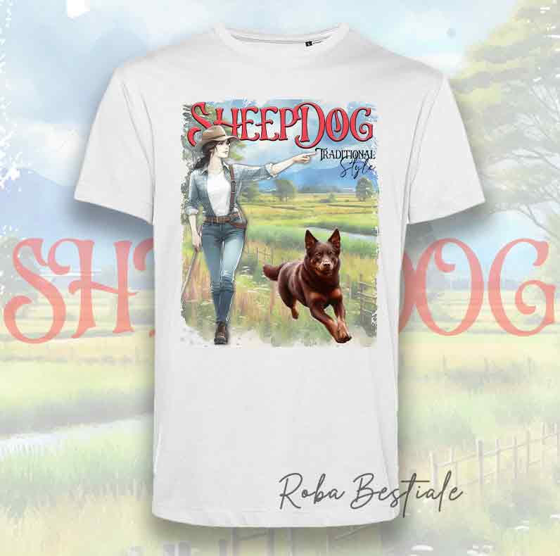 SHEEPDOG 1 T-Shirt - AUSTRALIAN CATTLE DOG Blue