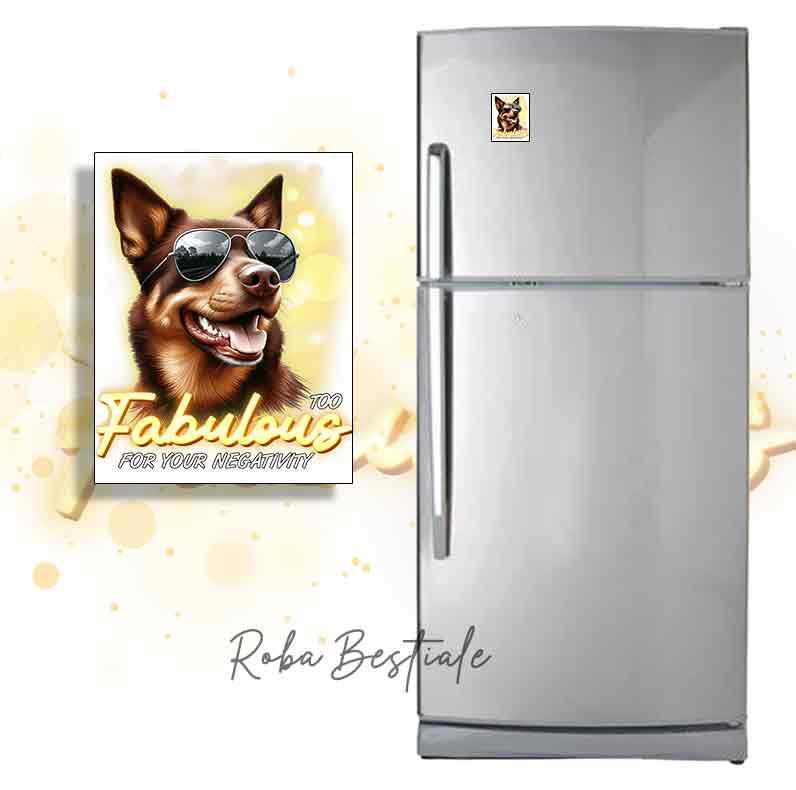 Calamita TOO FABULOUS - AUSTRALIAN KELPIE Chocolate/Red & Tan