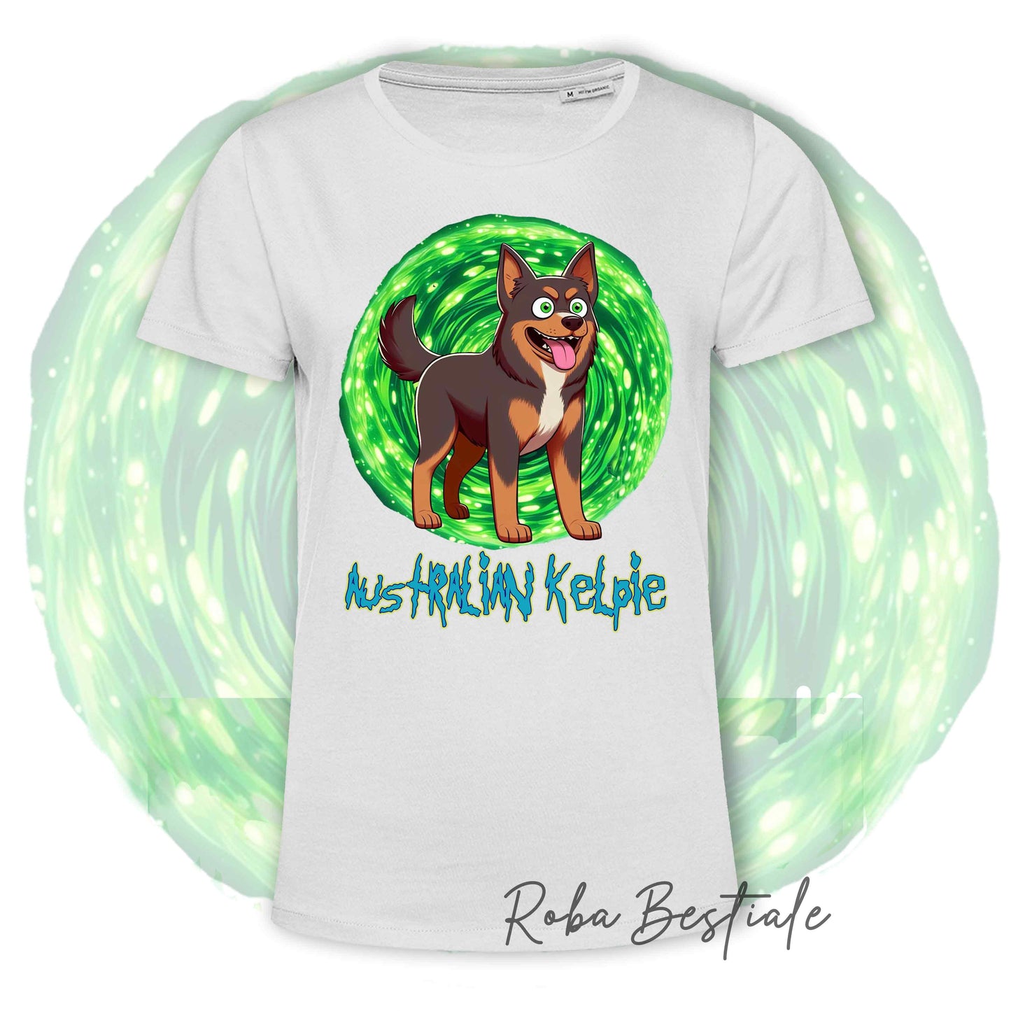 RICK & MORTY - LABRADOR RETRIEVER Chocolate T-Shirt
