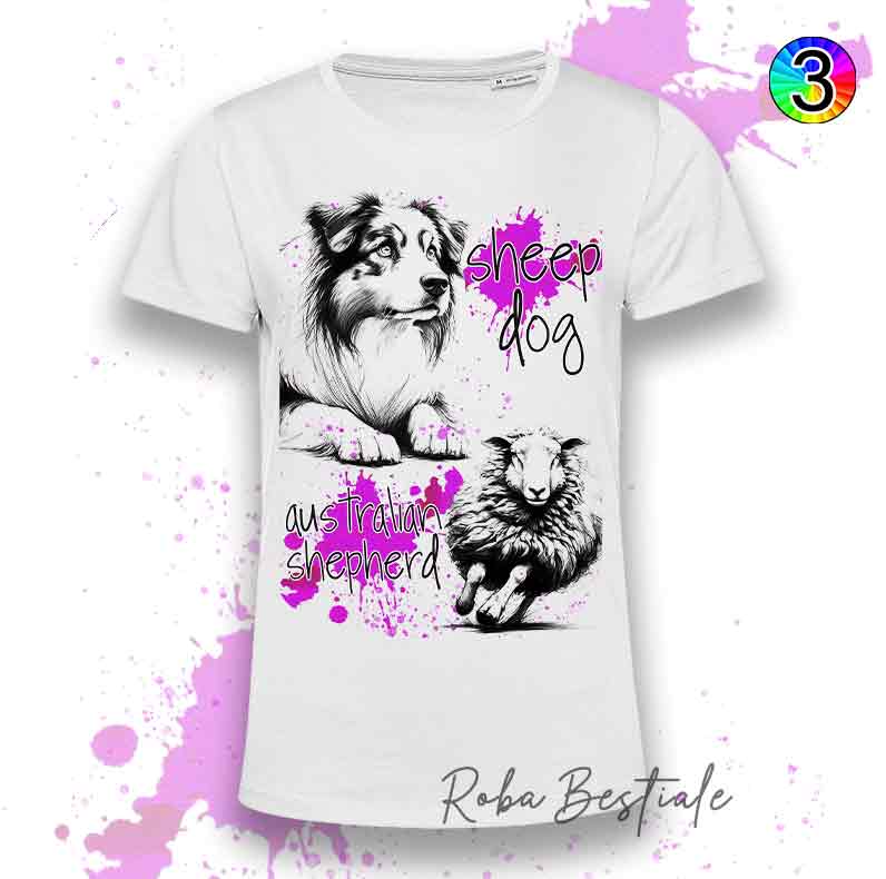 T-Shirt SHEEPDOG FOCUS - AUSTRALIAN SHEPHERD