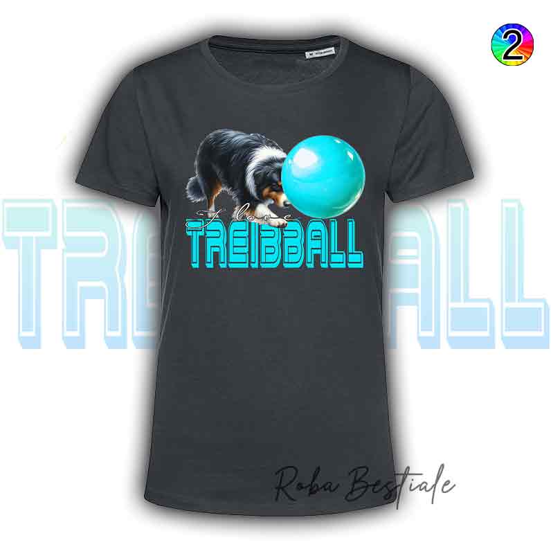 TREIBBALL T-Shirt - AUSTRALIAN SHEPHERD Blue Merle
