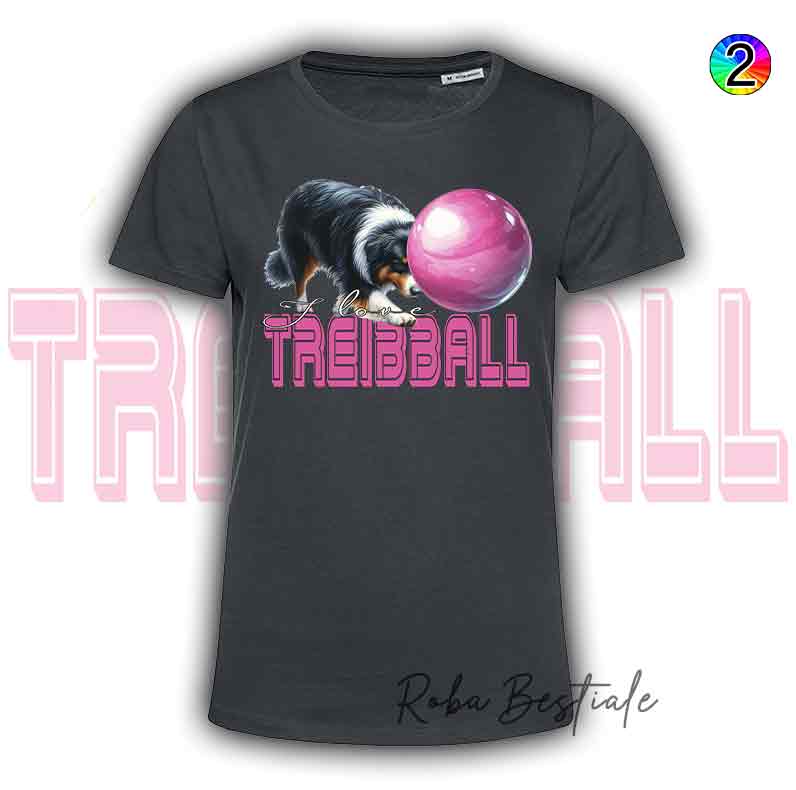 TREIBBALL T-Shirt - AUSTRALIAN SHEPHERD Blue Merle