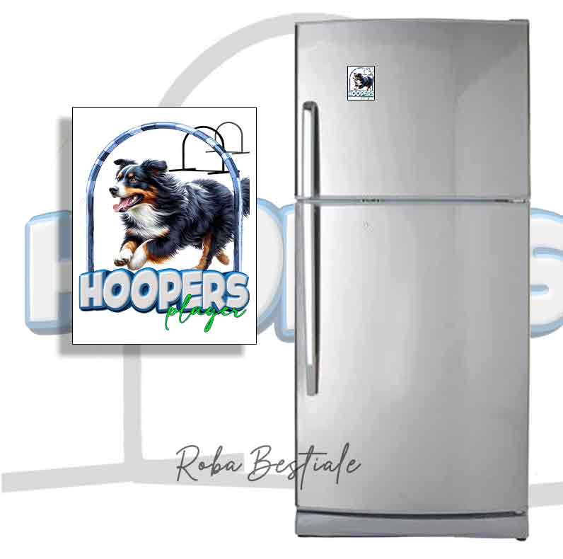 Magnete HOOPERS Player - AUSTRALIAN SHEPHERD Black Tricolor