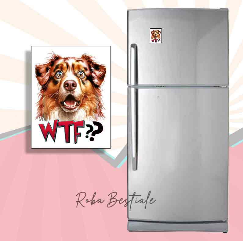 Magnete WTF?? - AUSTRALIAN SHEPHERD Red Merle