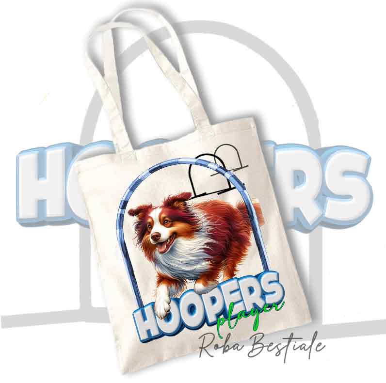 Shopper HOOPERS Player - AUSTRALIAN SHEPHERD Red Tricolor