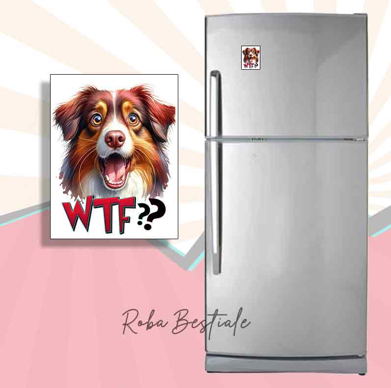 Magnete WTF?? - AUSTRALIAN SHEPHERD Red Tricolor