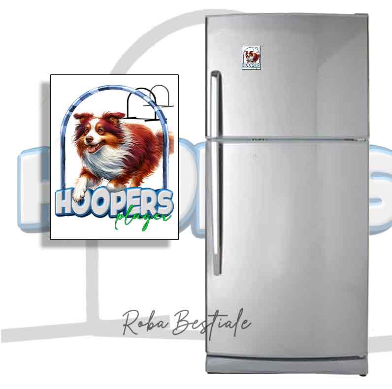 Magnete HOOPERS Player - AUSTRALIAN SHEPHERD Red Tricolor