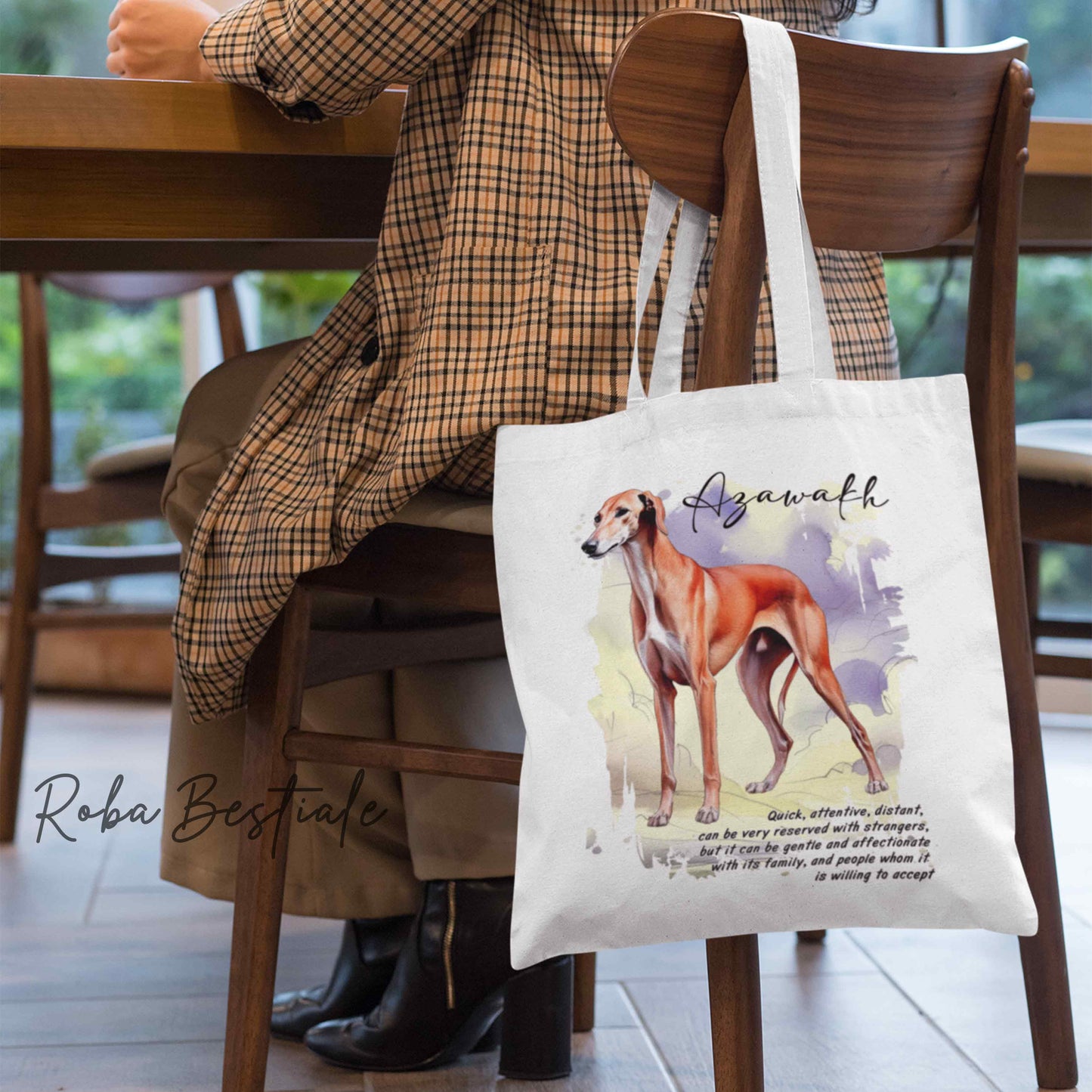 Shopper BEHAVIOR - AZAWAKH - Standard FCI - Diversi colori disponibili, 100% Cotone