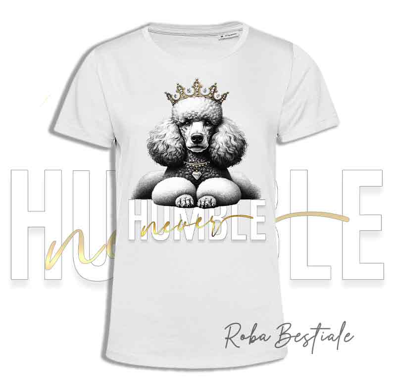T-shirt NEVER HUMBLE - BARBONE