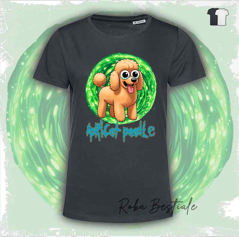 T-Shirt RICK & MORTY - BARBONE Albicocca - Bianca o Nera - dalla XS alla 5XL