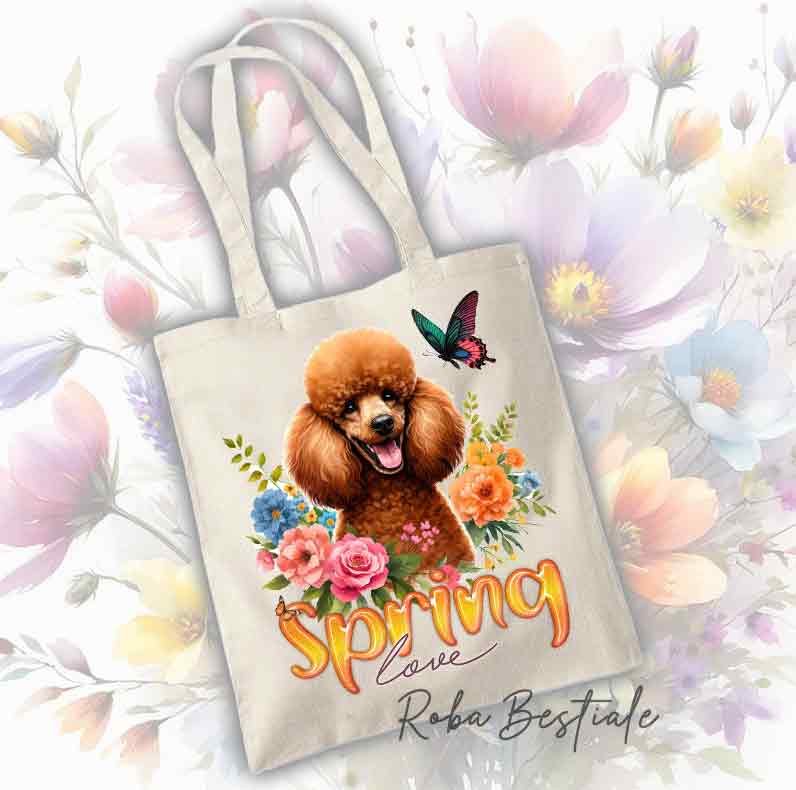 Shopper SPRING LOVE - BARBONE Albiocca