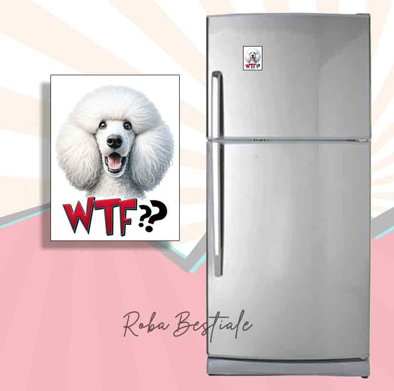 WTF Magnet?? - White BUM