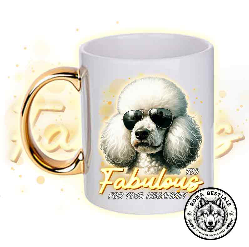 Tazza TOO FABULOUS - BARBONE Bianco