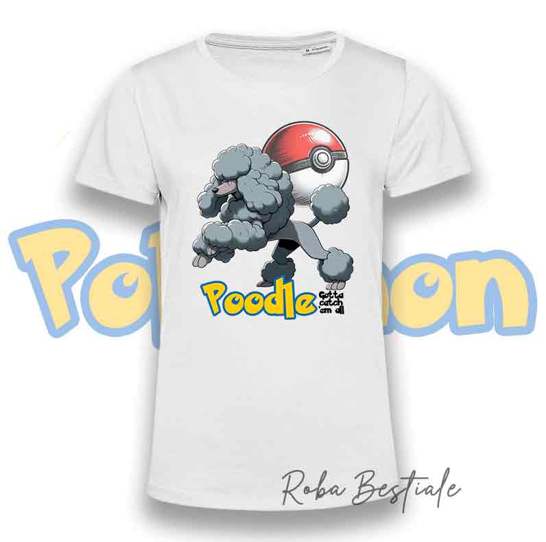 T-Shirt POKEMON - BARBONE Grigio
